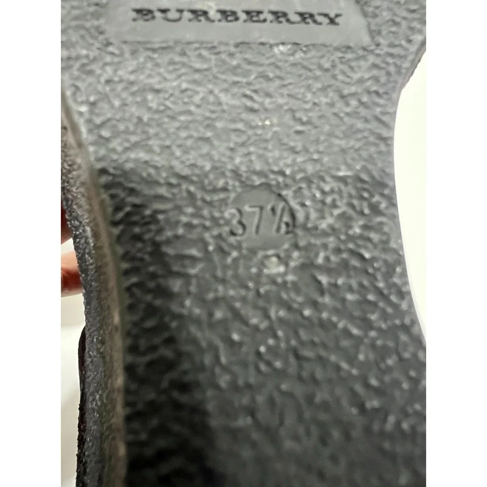 Burberry Prorsum Brown Leather Platform Wedge Booties Women's Size EU 37.5 US 7 - Picture 14 of 14